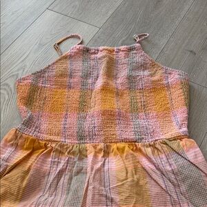 Plaid Smocked Sundress